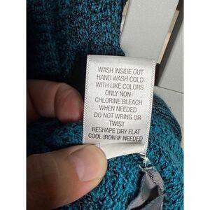 Simply Vera Vera Wang Space-Dye Open Knit Tunic Sweater